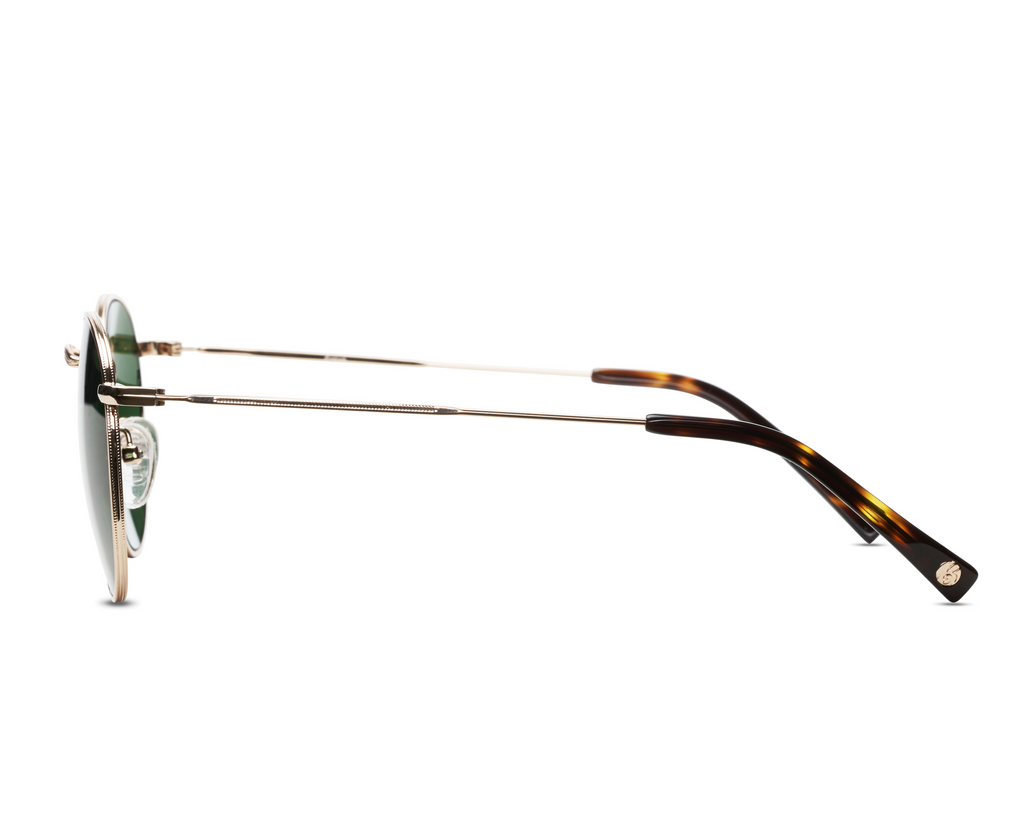 Charlie in Japanese Gold + Green Brightside Sunglasses