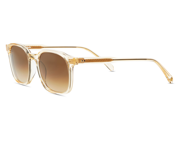 Dean in Champagne Crystal + Brown Gradient Brightside Sunglasses