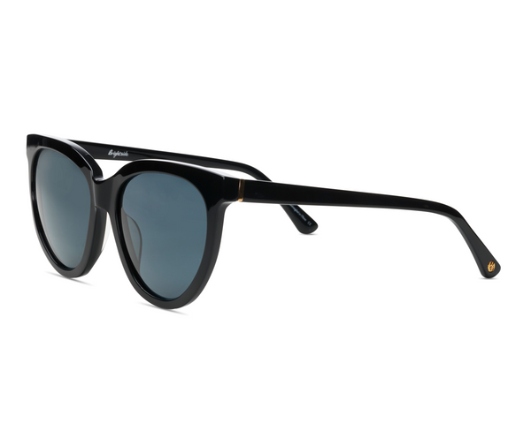 Beverly in Black + Grey Brightside Sunglasses